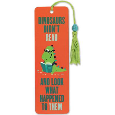 Bookmark Beaded Dinosaurs Didn't Read